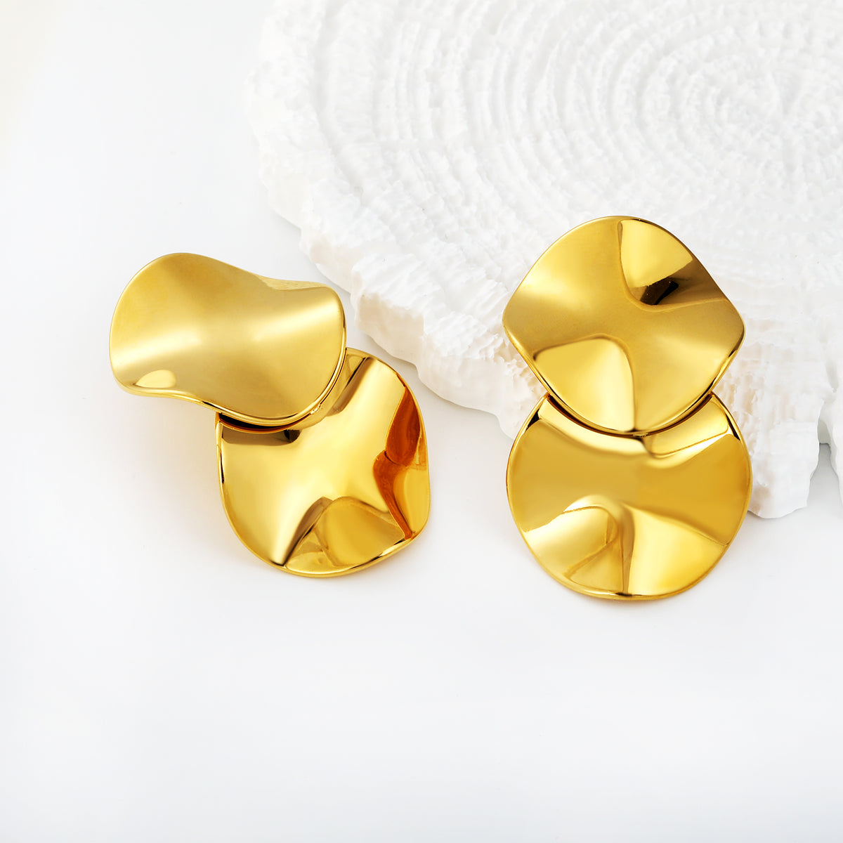 Aretes Dos Ondas
