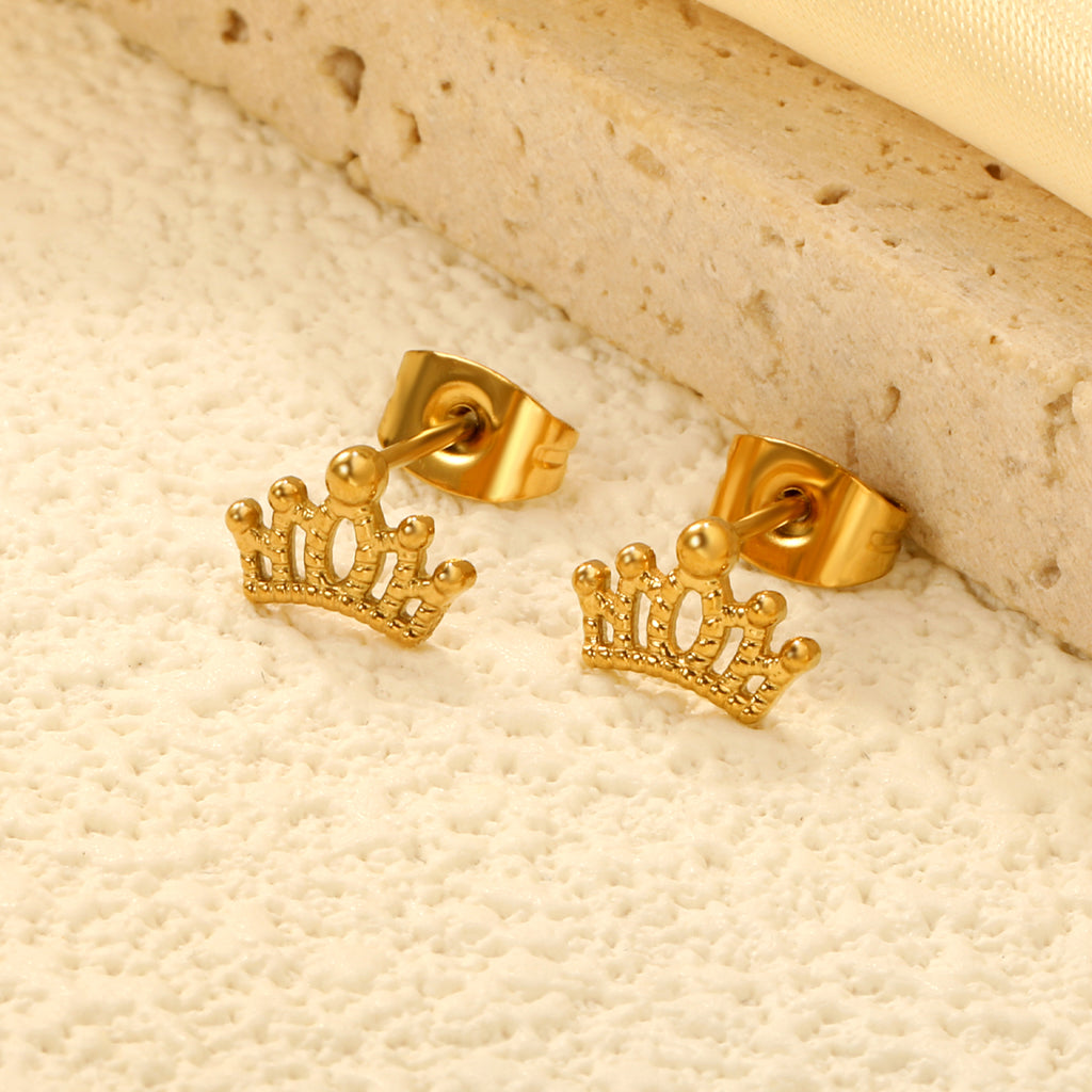 Aretes Coronita con Circonias