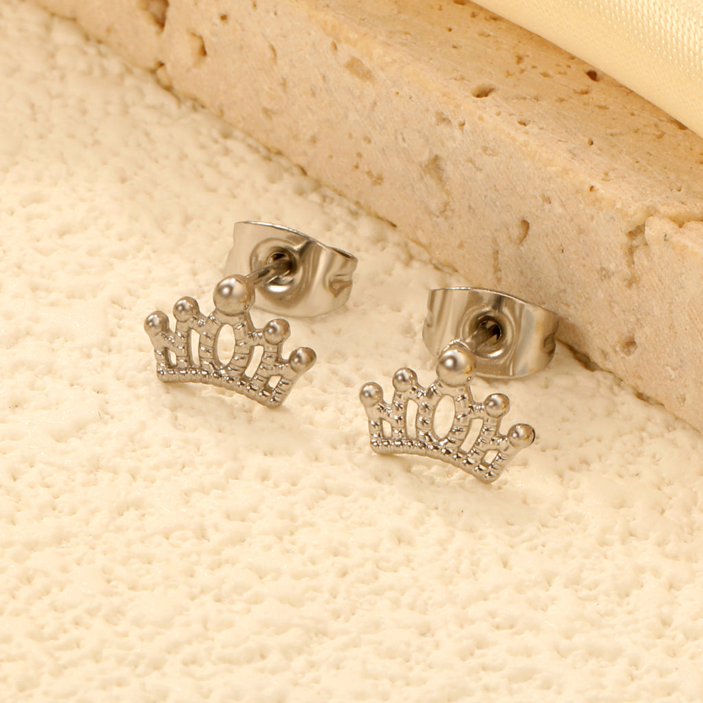 Aretes Coronita con Circonias