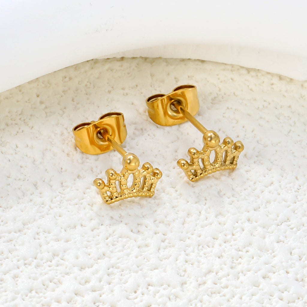 Aretes Coronita con Circonias