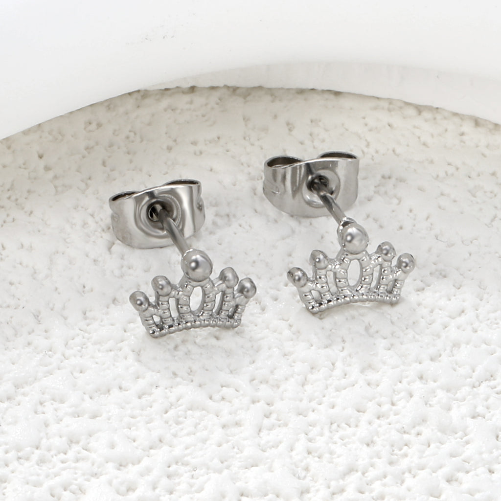Aretes Coronita con Circonias