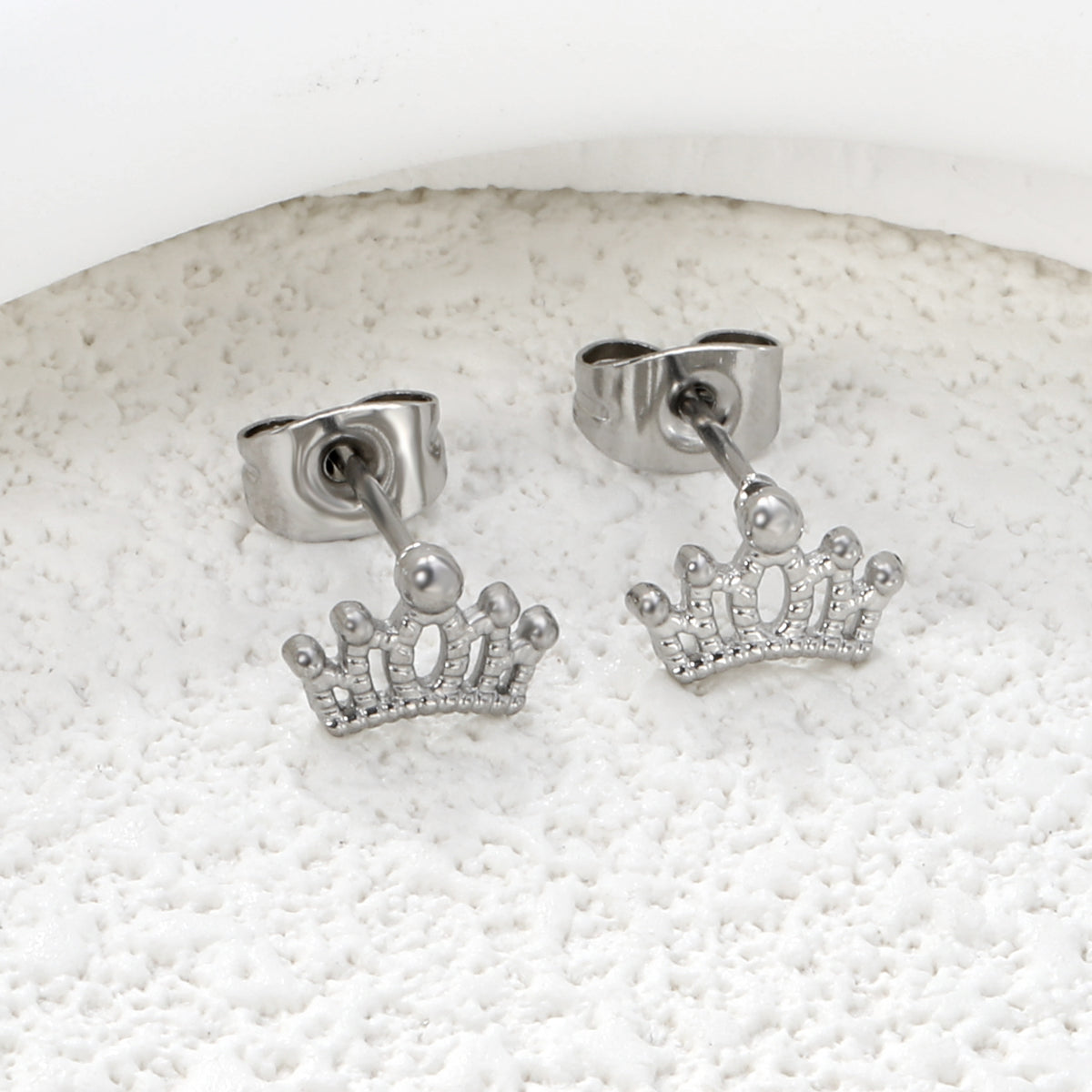 Aretes Coronita con Circonias