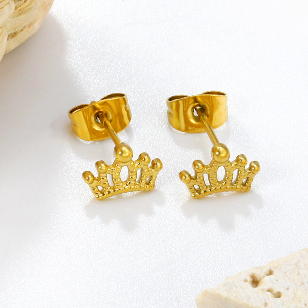Aretes Coronita con Circonias