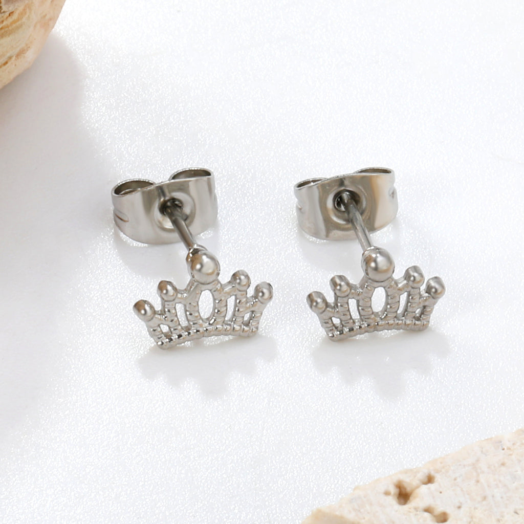 Aretes Coronita con Circonias