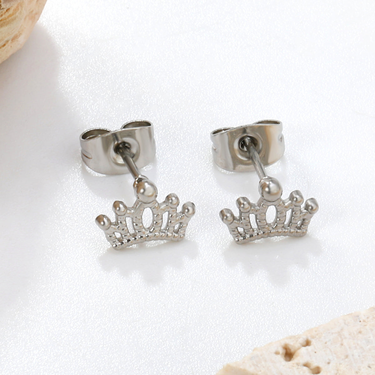 Aretes Coronita con Circonias