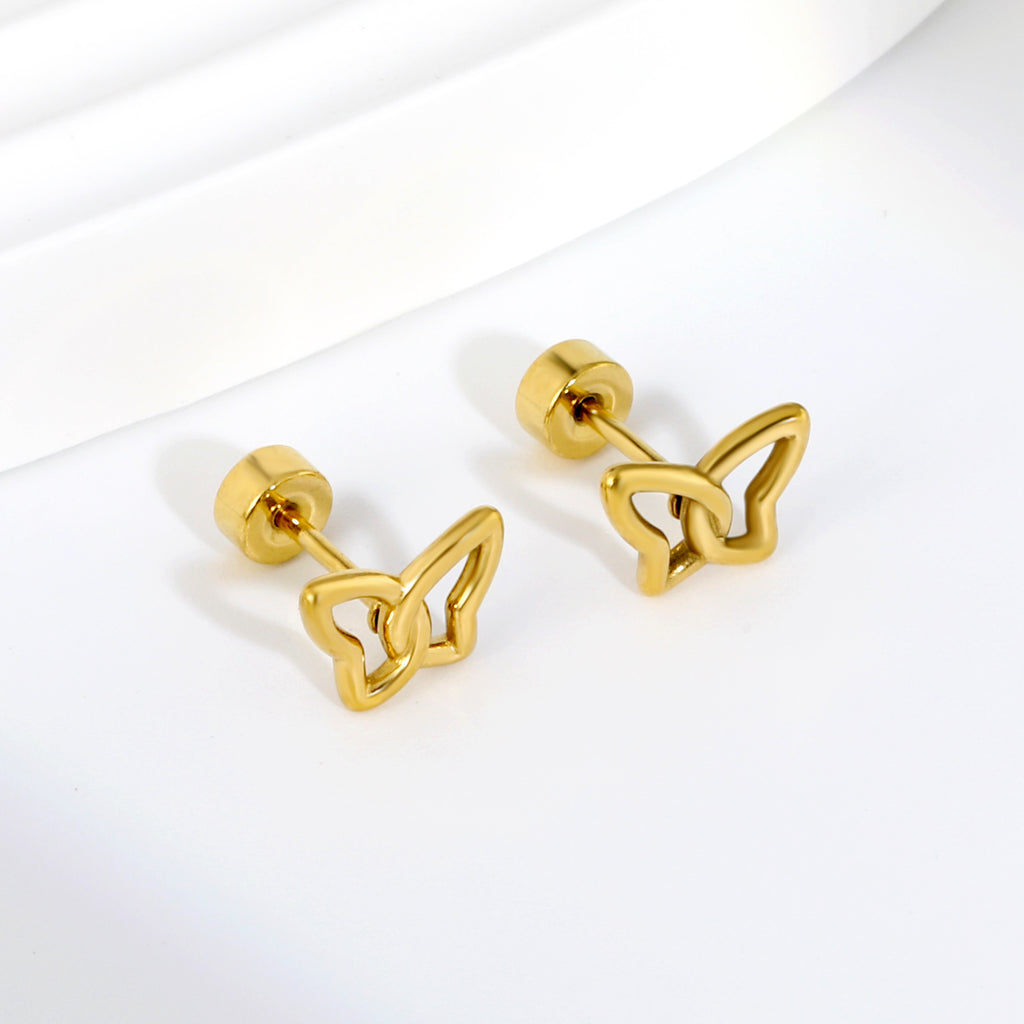 Aretes Mariposa Silueta