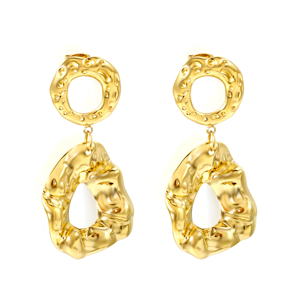 Aretes Gota Doblados