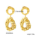 Aretes Gota Doblados