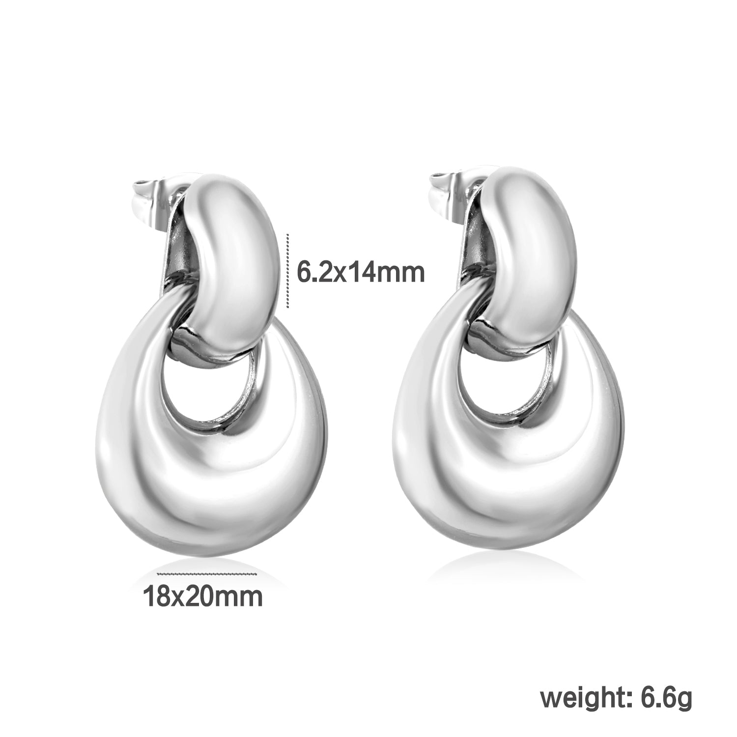 Aretes Gota Colgante