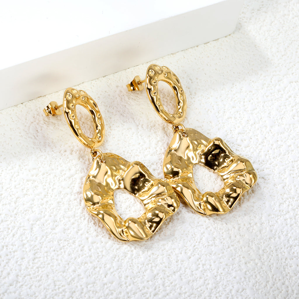 Aretes Gota Doblados
