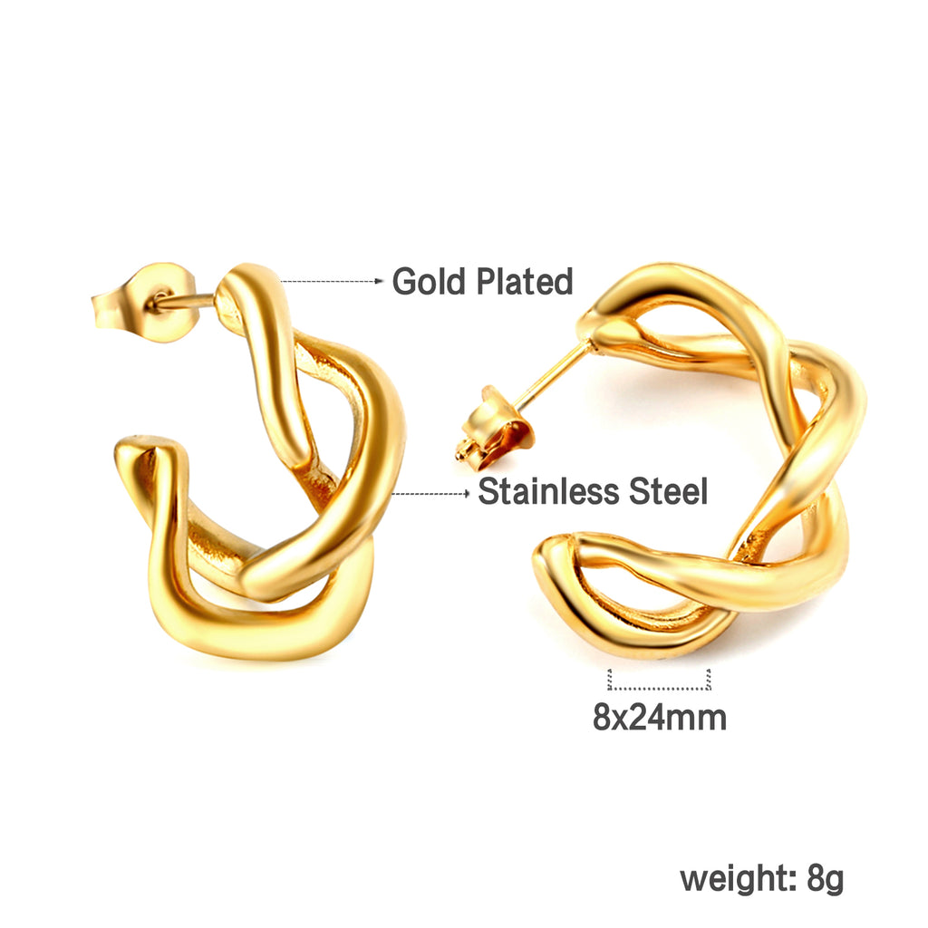 Aretes Enredados