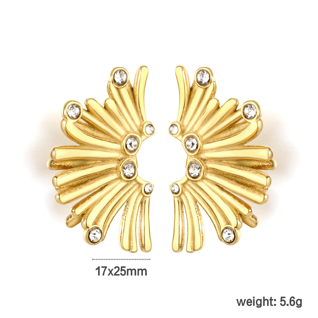 Aretes Pelos Con Circonias