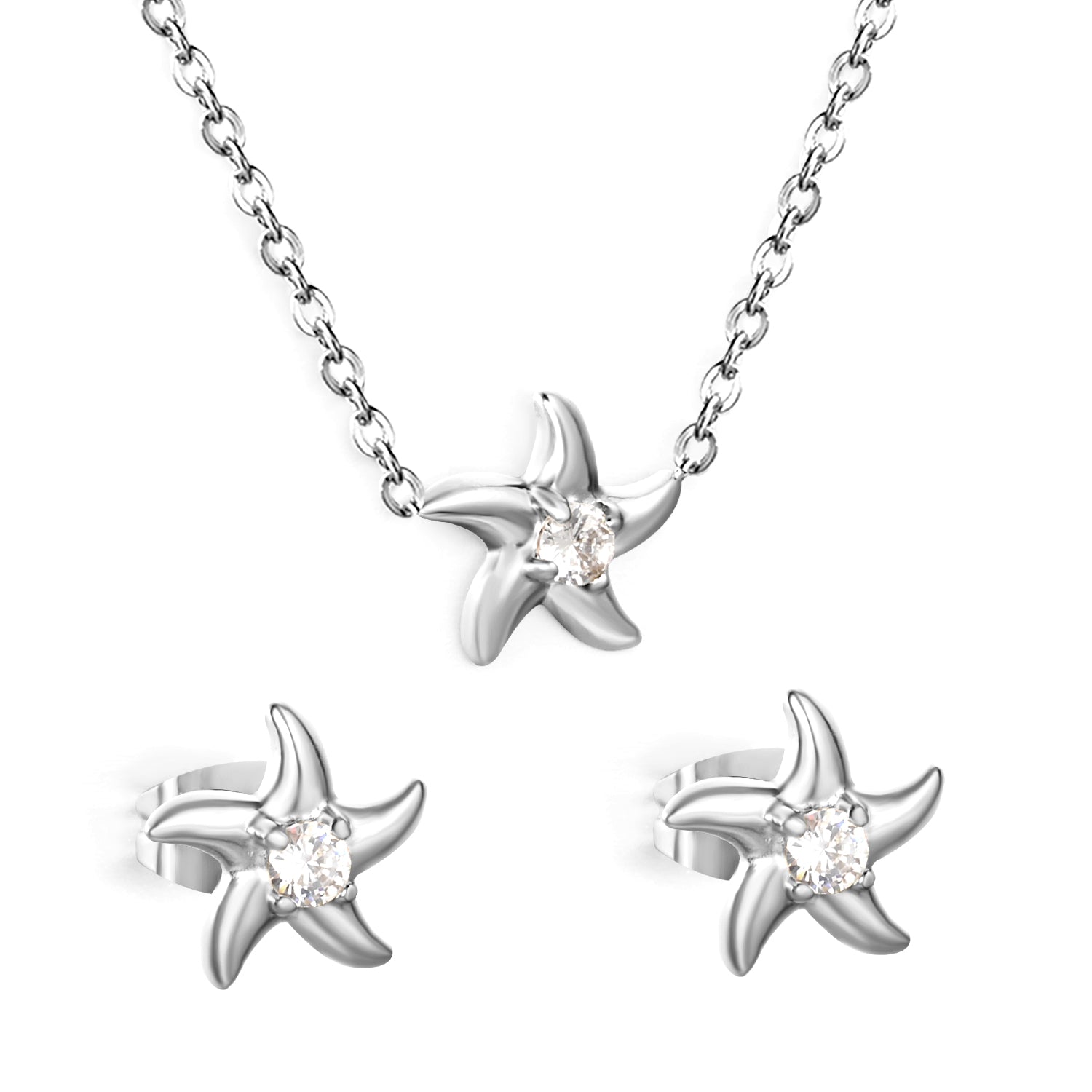 Collar Estrella de Mar con Circonia