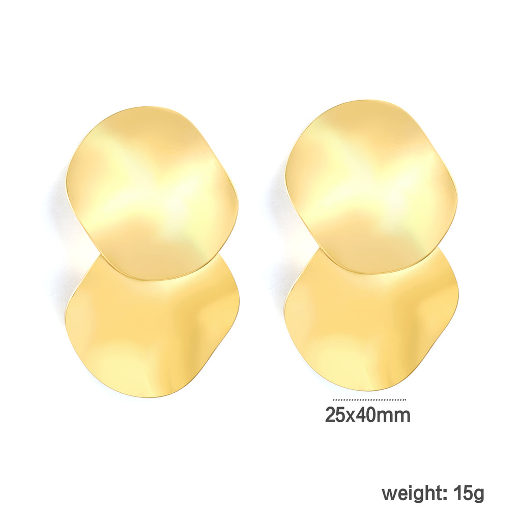 Aretes Dos Ondas