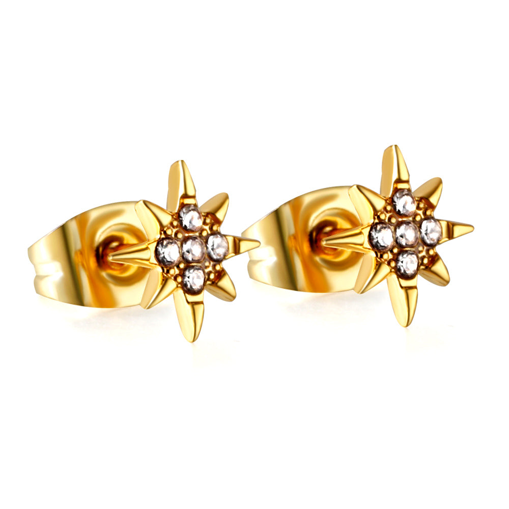Aretes North Star con CIrconias