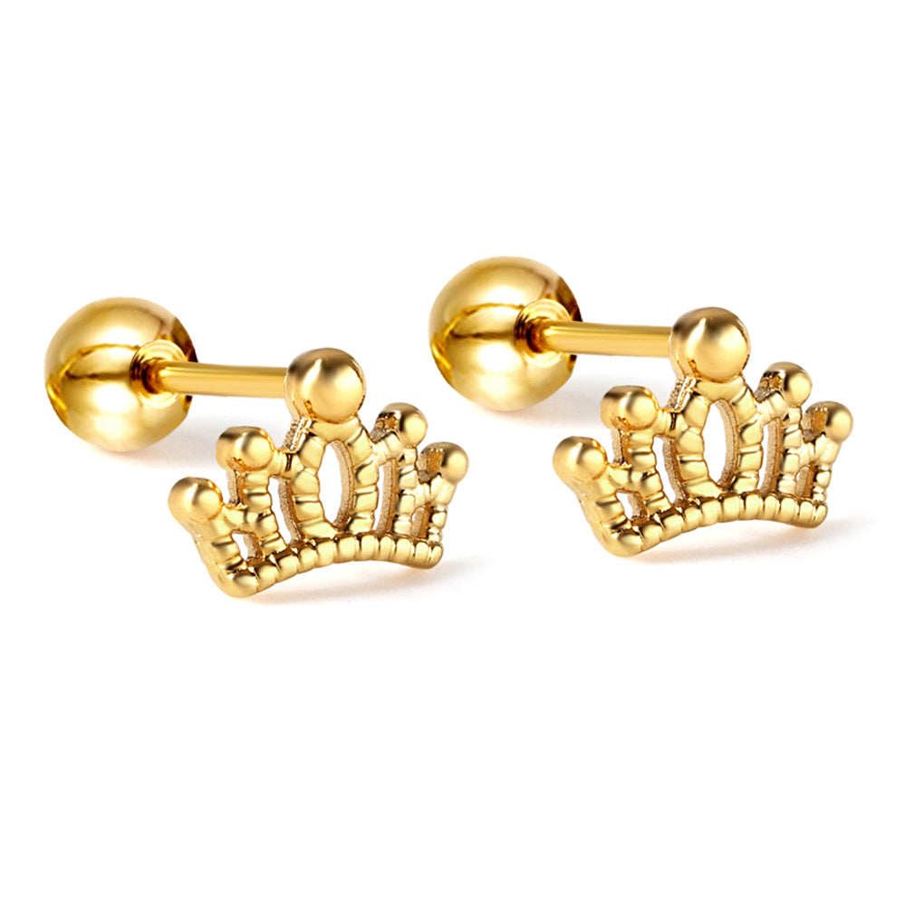 Aretes Coronita con Circonias