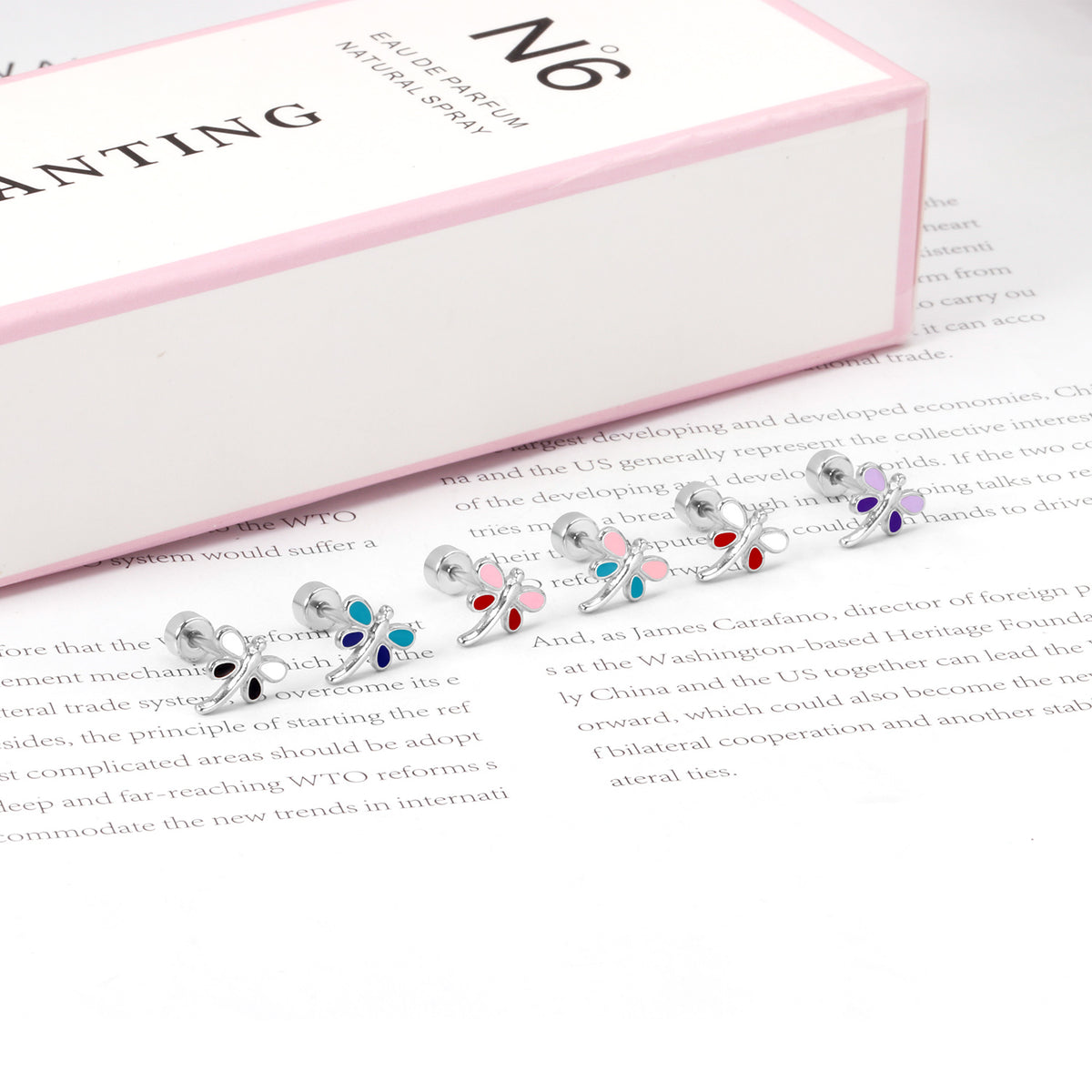 Aretes Libelula