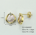 Aretes Aurora Madreperla