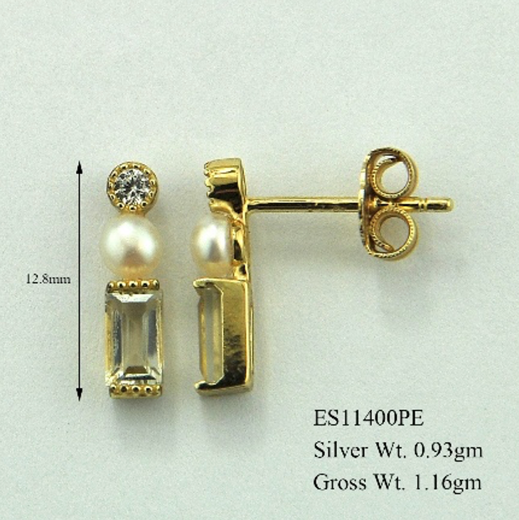 Aretes Amatista Verde