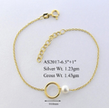 Pulsera Círculo Perla